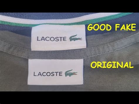 fake lacoste clothing sale|how to see original lacoste.